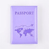 Airplane Passport Cover Women Men Travel Passport Case Leather Pink Cute Passport Wallet Purse Girl Passport Holder