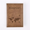 Airplane Passport Cover Women Men Travel Passport Case Leather Pink Cute Passport Wallet Purse Girl Passport Holder