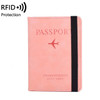 Elastic Band Leather Passport Cover for Russia USA RFID Blocking Men Women Travel ID Cards Case Holder Wallet Document Organizer