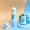 500ML Thermos Water Leak Proof Vacuum Kids School Bottle Flask Stainless Steel Deer Thermos with Bonus Carry Bag