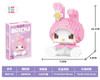 Hello Kitty Building Block Sanrio Anime Figure Kuromi Assembled Toys Decorative Ornament Model Children's Puzzle Dolls Gifts
