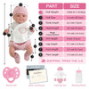 14inch Full Body Silicone Bebe Reborn Girl"Coco"Dolls Boy“Isaac” Doll Soft Lifelike Baby DIY Blank Toys