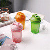 400ML Portable Sport Shaker Bottle Whey Protein Powder Mixing Bottle Sport Fitness Gym Shaker Outdoor Plastic Drink Bottle New