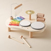 Baby Wooden Montessori Toys Music Rattle Bandstand Musical Instruments Removable Set Mobile Drum Children Puzzle Education Toys