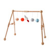 1Set Play Gym Frame Baby Activity Wooden Fitness Frames Play Gym Mobile Baby Room Decoration Newborn Baby Accessories Rattle Toy