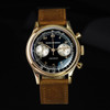 Hruodland G003 Rose Gold  VK64 Quartz Chronograph Mens Watches Sapphire Bubble Glass 316L Stainless Steel Wrist watch for Men