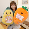 Hot 8pcs A Bag Of Fruit Toy Stuffed Soft Snack Pillow Plush Strawberry Avocado Banana Kids Toys Birthday Christmas Gift For Girl