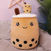 Bubble Tea Cup Plush Toys Kawaii Fruit Milk Tea Design Kids Stuffed Doll Soft Pillow Cushion Birthday Gift for Girl Friend