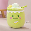 24~70cm Milk Tea Pillow Squishy Pearls Boba Bubble Tea Stuffed Drink Bottle Soft Panda Rabbit Ice Cream Food Plushie Peluche