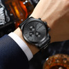 CRRJU Men Watch Luxury Business Stainless Steel WristWatch Military waterproof Date Quartz relogio masculino