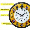 Lego Building Block Doll Wall Clock 