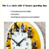 Lego Building Block Doll Wall Clock 