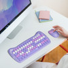 Colors Cute 2.4G Wireless Keyboard Mouse Combo for Computer Laptop Korea/English Wireless Keyboard and Mouse Set Cat Shape
