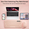 Bluetooth Wireless Keyboard Mouse Combo Slient Gaming Keyboard Mouse for Macbook Pro Laptop Tablet iPad PC Gamer Computer