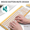 2.4G Wireless Silent Mini Gaming Set Mouse Keyboard Combo Round Button Magic Keyboard Mouse Kit For HP Laptop PC Gamer Computer