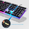 10Pcs RGB Gaming Keyboard Gamer Keyboard And Mouse Kit Ergonomic Wired Mechanical Keyboard + Mouse Combo 104 Key