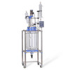 ZOIBKD Large Capacity S-100L Jacketed Reactor Laboratory Glass Reactor Chemical Reaction Vessel With Digital Display (110V/220)