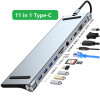 Type C Laptop Docking Station USB C Dock HDMI-compatible VGA USB Hub Adapter For MacBook HP Dell XPS Lenovo ThinkPad Asus