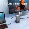 CERASTES NEW USB C HUB Type C to Multi 4KHD RJ45 VGA 4 USB 3.0 PD Power Adapter Docking Station for MacBooks Laptop Hub