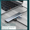 7-in-1 USB C Docking Station 4K HDMI-compatible Adapter USB 3.0 HUB TYPE C to HDMI PD 87W USB C Splitter for Laptop Macbook Pro