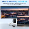6 in 1 M.2 SSD HUB USB C Dock Station with Disk Storage Function USB 3.0 Type C to HDMI-Compatible Laptop For Macbook Laptop Pc