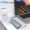 6 in 1 M.2 SSD HUB USB C Dock Station with Disk Storage Function USB 3.0 Type C to HDMI-Compatible Laptop For Macbook Laptop Pc