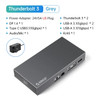 ORICO Thunderbolt 3 USB C Docking Station With M.2 SATA NVMe SSD Enclosure 8K60Hz Ethernet 100W PD Type Hub 3.5mm for Laptop Mac