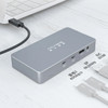 Acasis M.2 2/4-Bay Enclosure Docking Station Type C to USB3.0 TB3 Hard Disk Box External for NVME PCI-E M-Key/B+M Key 2280 SSD