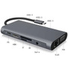 20pc 10 11 in 1 Type C to HDMI VGA PD RJ45 100M Gigabit Multiport Laptop Docking Station Type-C USB 3.0 Hub Expansion dock Adapt