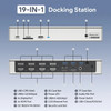 Wavlink Enterprise-Level Universal Docking Station USB-C Quad 4K@60Hz Display Dual 5K@60Hz 2.5G Ethernet USB C Dock PD 100W