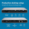 Kensington Thunderbolt 3 Docking Station SD2480T USB-C Video 8K/Dual 4K Hybrid Nano Dock with 60W PD for Windows/macOS K38410