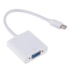 500Pcs Mini DP to VGA Adapter 1080p Display Port to VGA cable Male to VGA Female Converter Adapter For Projector DTV TV Laptop