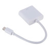 500Pcs Mini DP to VGA Adapter 1080p Display Port to VGA cable Male to VGA Female Converter Adapter For Projector DTV TV Laptop