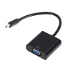 500Pcs Mini DP to VGA Adapter 1080p Display Port to VGA cable Male to VGA Female Converter Adapter For Projector DTV TV Laptop