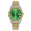 New Fashion Men's Watches Top Brand Luxury Hip Hop Iced Out Watch Men Diamond Calendar Quartz Wristwatch Clock Relogio Masculino