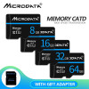 Mini sd Memory card 64GB 32GB 16GB 256gb minisd flash TF card map mini sd cards with package free SD adapter