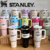 Stanley Quencher H2.0 FlowState Tumbler 40oz Thermal Coffee Cup Stainless Steel Insulated Travel Mug Large Capacity with Straw