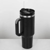 Portable Leakproof Outdoor CupTumbler with Lid and Straw 40oz Thermal Travel Mug Coffee Hot Cup Stainless Steel Vacuum Insulated