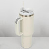 Portable Leakproof Outdoor CupTumbler with Lid and Straw 40oz Thermal Travel Mug Coffee Hot Cup Stainless Steel Vacuum Insulated