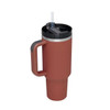 Portable Leakproof Outdoor CupTumbler with Lid and Straw 40oz Thermal Travel Mug Coffee Hot Cup Stainless Steel Vacuum Insulated