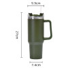 Drinkware 40oz Mug Tumbler FlowState Quencher 1200ML Stanley Cup Stainless Steel Vacuum Insulated Tumbler Ice Coffee Cup