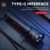 SUPERFIRE GTS6 7W Mini EDC LED Flashlight 5 Modes USB-C Rechargeable Built in 18650 Battery Ultra Bright Torch Camping Lantern