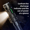SUPERFIRE J05 Multifunctional LED Flashlights Aluminum Alloy Torch Light Rechargeable for Camping Emergency Fishing UV Lamp