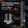 SUPERFIRE J05 Multifunctional LED Flashlights Aluminum Alloy Torch Light Rechargeable for Camping Emergency Fishing UV Lamp
