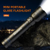 SUPERFIRE GTS6 Mini High Power EDC LED Flashlight USB-C Rechargeable Built in 18650 Battery Ultra Bright Torch Camping Lantern