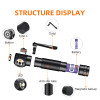 SUPERFIRE TH04 Super Bright Head Flashlight 18650 Headlamp USB-C Rechargeable Work Light with Magnet Tail Torch Camping Lantern SUPERFIRE TH04 Super Bright Head Flashlight 18650 Headlamp USB-C Rechargeable Work Light with Magnet Tail Torch Camping Lantern