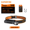 SUPERFIRE TH04 Super Bright Head Flashlight 18650 Headlamp USB-C Rechargeable Work Light with Magnet Tail Torch Camping Lantern SUPERFIRE TH04 Super Bright Head Flashlight 18650 Headlamp USB-C Rechargeable Work Light with Magnet Tail Torch Camping Lantern