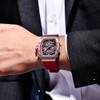 PAGANI DESIGN 2023 New 40MM Barrel Hollow Fashion Casual Men's Quartz Watches Sapphire Glass Quartz Watches Chronograph Clock