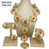 Hot Selling Brazilian Dubai Italian Gold Plated Jewelry African Women's Wedding Party Banquet Jewelry Sets FHK14034