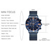 MINI FOCUS Luxury Brand Men Watches Stainless Steel Wristwatches Quartz Waterproof Reloj Hombre Montre Homme Relogio Masculino